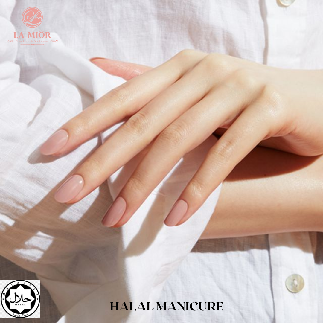 HALAL MANICURE + PEDICURE WITH WHITENING FOOT SPA